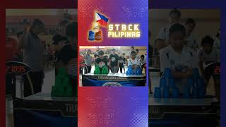 Sport Stacking Relay: Team Philippines vs Team Korea! Asians Sport Stacking Championships #shorts