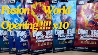 Dragon Ball Z FB02 Opening x10 Single Packs. Tons of Fun!