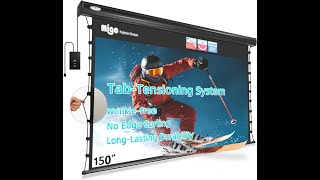 Review: MIGO 150” Pull-Down Projector Screen: Ultimate Home Theater Upgrade