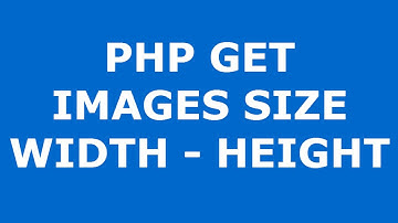 Php: How To Get Images Size ( width and height ) From A Directory Using Php [ with source code ]