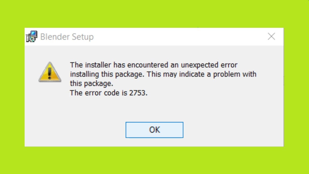 Has encountered a problem. Ошибка 2503. The installer has encountered an unexpected Error installing this package 2503. Fix Blender Error. Epic games код ошибки 2503.