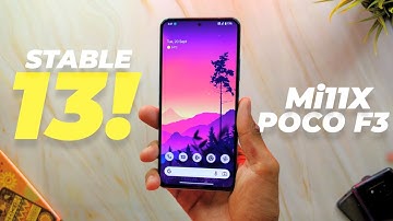 Evolution X v7.1 Stable Android 13 On Mi 11X, POCO F3 - Beast GAMING ROM 🔥