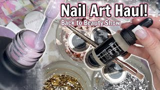 NAIL ART HAUL FROM THE BACK TO BEAUTY SHOW! | Chromes, Gels, Glitters & MORE!