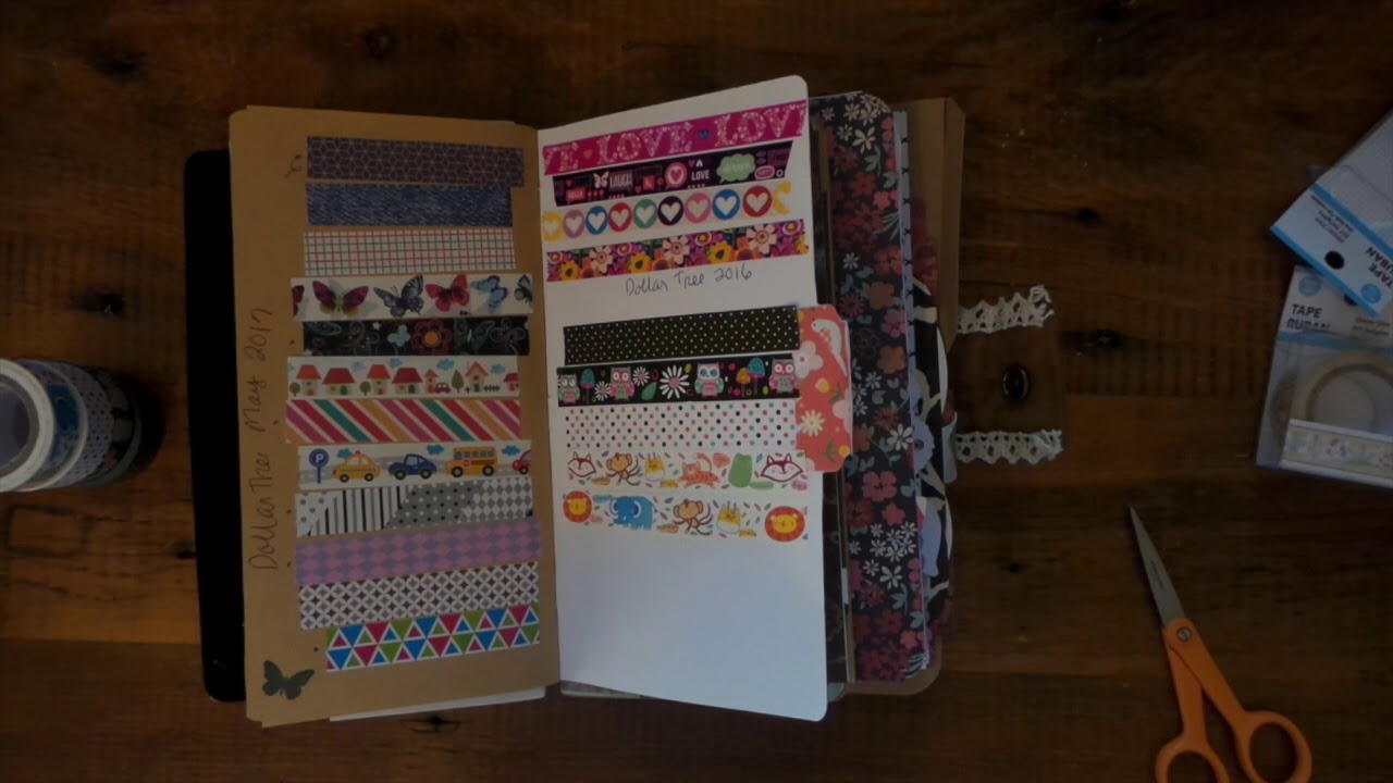 Swatching New Dollar Tree Washi Tape YouTube