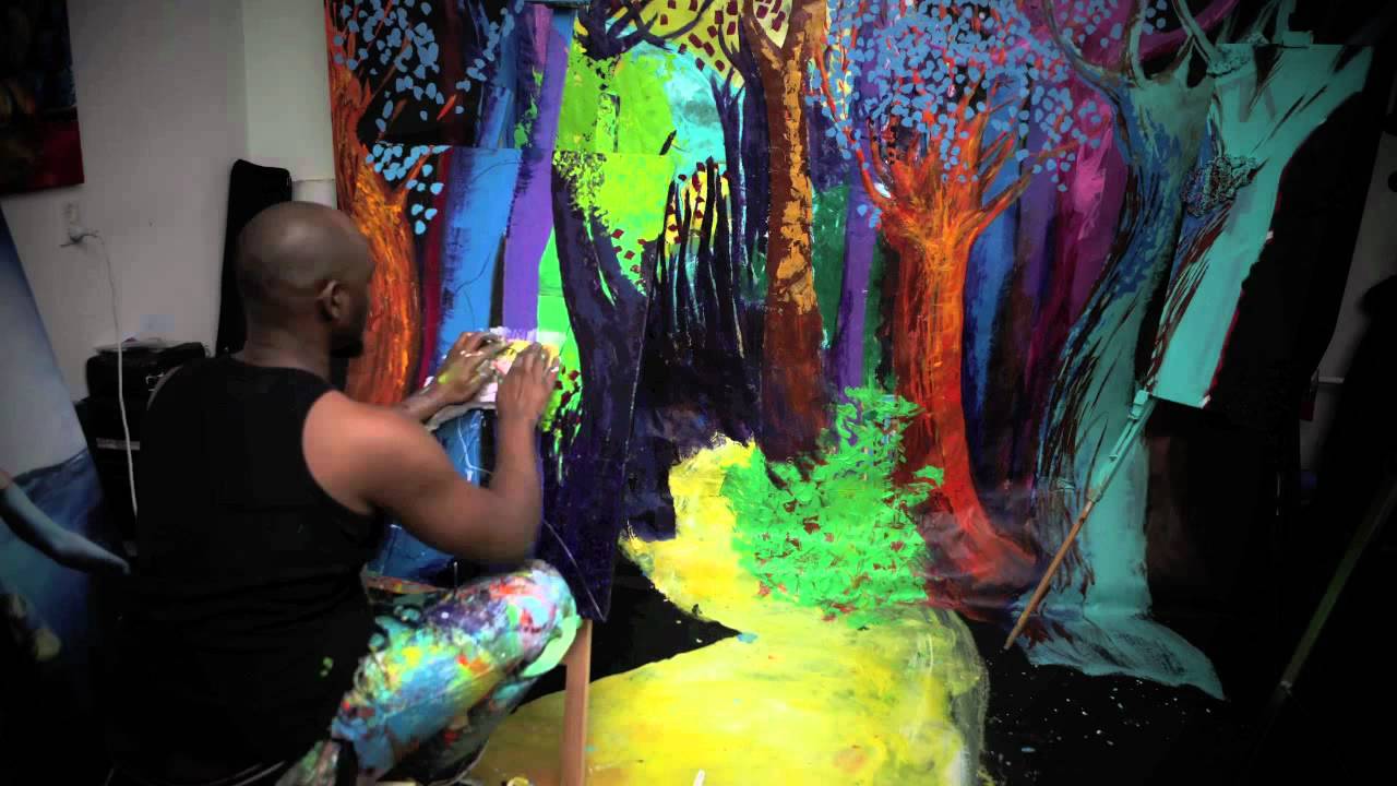 "Red Hiding Hood" by Francis sling Body Painting Art YouTube