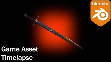 Sword Game-Asset Time Lapse | Blender | M&B Bannerlord Modding