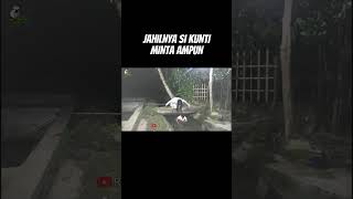 PRANK KUNTILANAK GANGGUIN DI KALI | LUCU BIKIN NGAKAK #shortvideo