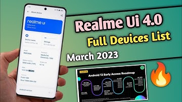 Realme Ui 4.0 New Update ||Android 13 Update March 2023