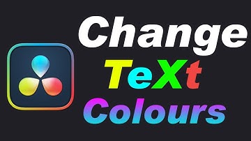 How To CHANGE Text COLOR In Davinci Resolve
