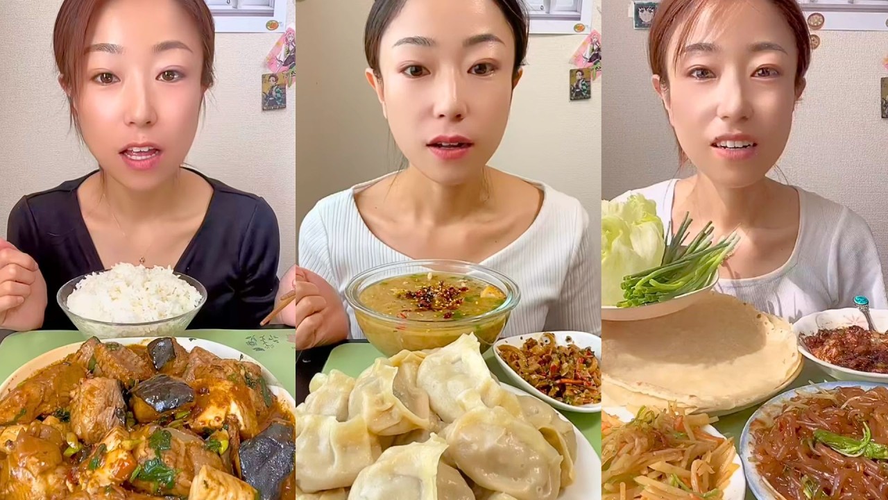 Chinese Home-Cooked Food Mukbang | Realistic Eating Sounds No Talking #462