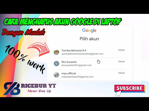 Tutorial Cara Menghapus Akun Google Di Laptop