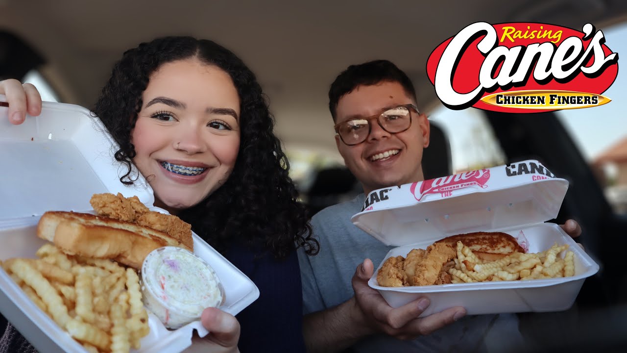 Raising Cane's Mukbang *CRISPY* Chicken Fingers YouTube