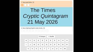 The Times Cryptic Quintagram 2573