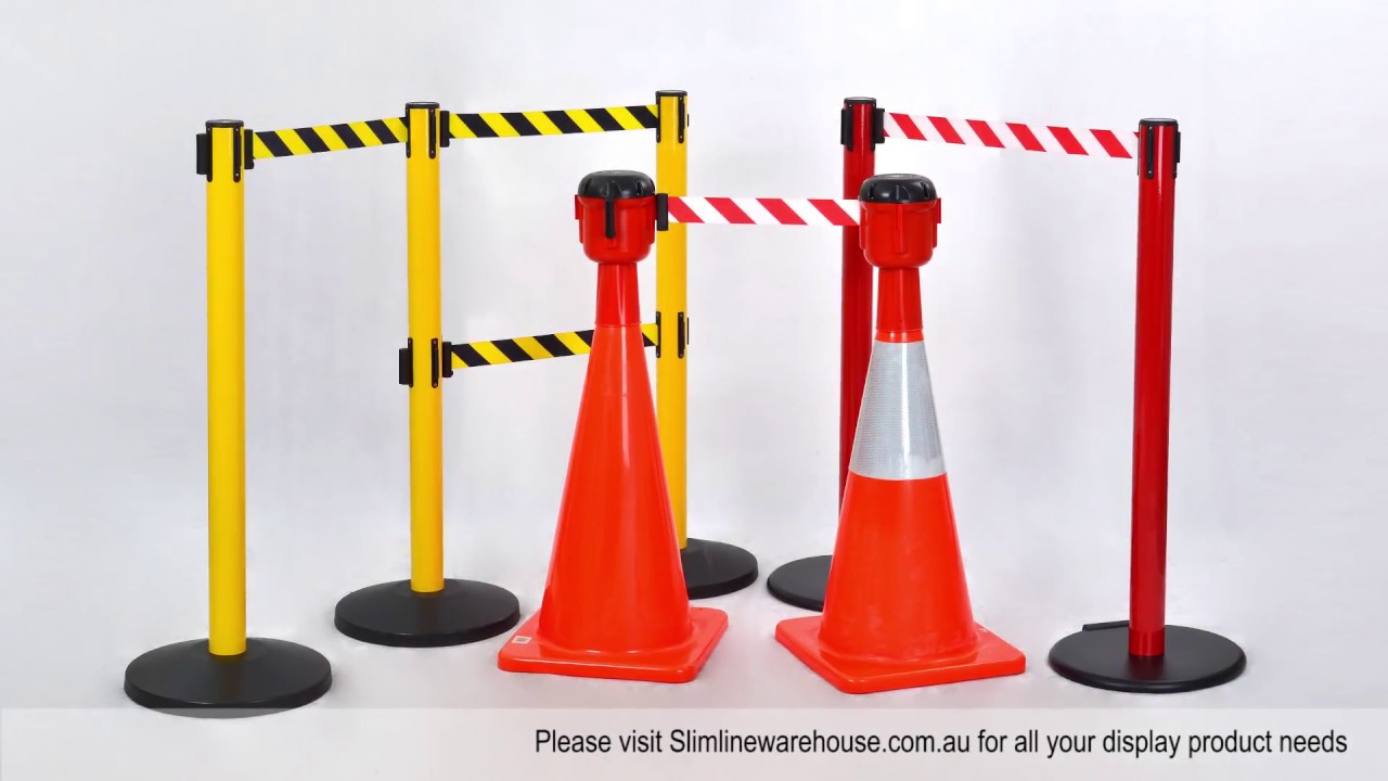 Dual Retractable Safety Barrier YouTube