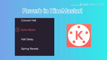 How to add reverb to sound in KineMaster