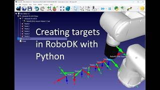 Famous Create Targets in RoboDK using Python Profile