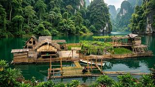 Life on a Floating Farm. Caring for Animals and Expanding the Farm Area