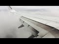 Ryanair low cloud landing in Luxembourg.