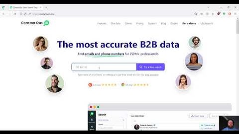 Information Gathering using ContactOut.com