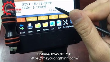 Hướng dẫn tạo nhiều dòng in trên máy in phun cầm tay MX3