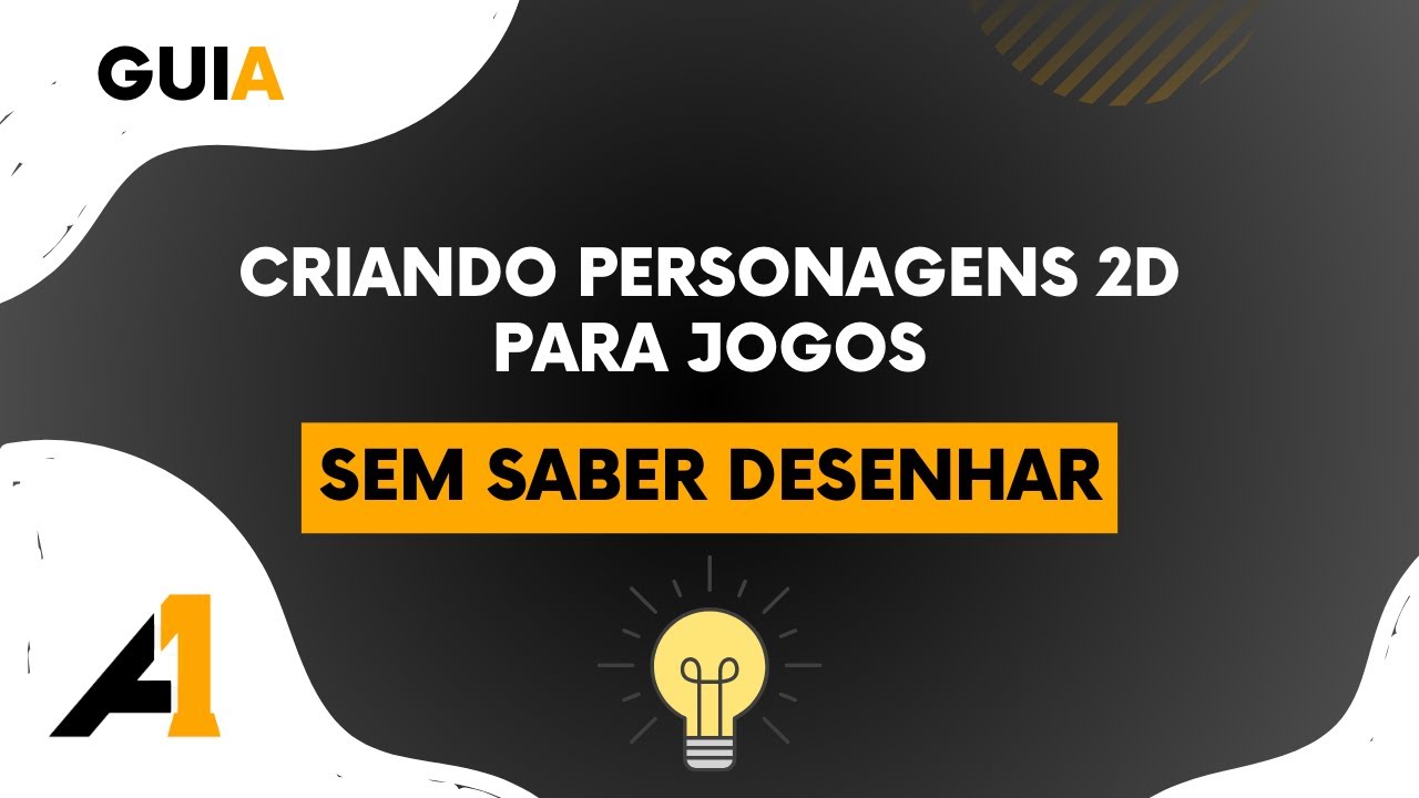 Como criar personagens 2D (SEM SABER DESENHAR!)