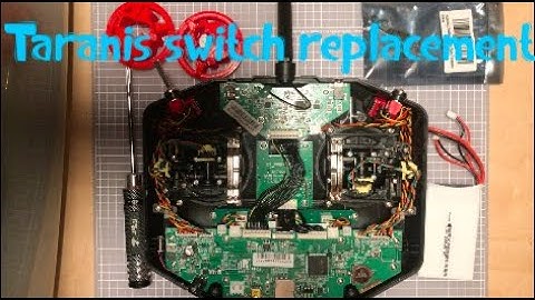 How to replace a switch on a taranis Qx7