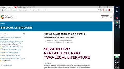 Navigating Moodle Room