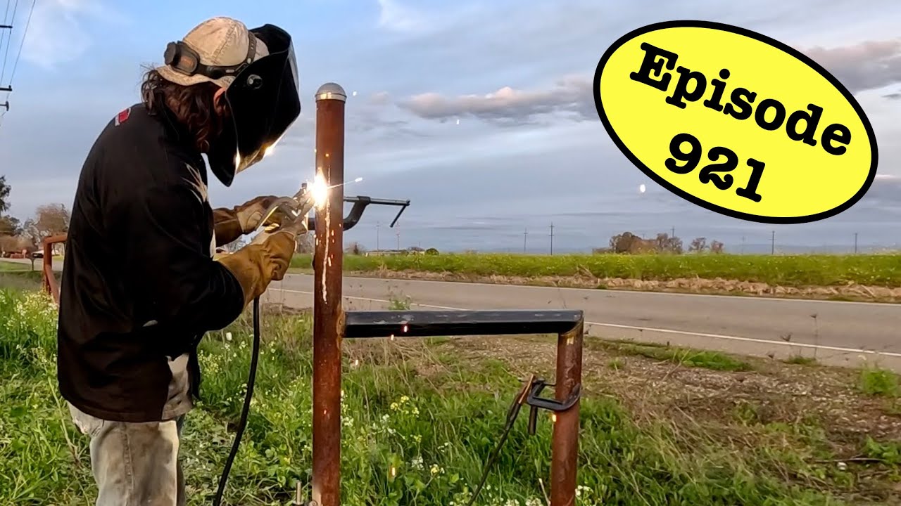 Hanging the Double Gate With Homemade Hinges