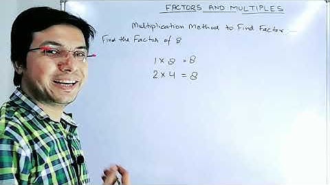 Factor And Multiple Concept | Factor and Multiples Class 4 in Hindi | by Sarver Sir