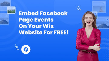 How to embed Facebook page events on Wix?