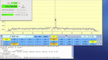 HO-68 CW beacon with Funcube Dongle and Arrow antenna