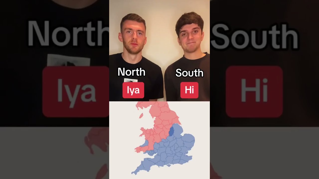 NORTH VS SOUTH BRITISH ENGLISH ACCENTS English Britishenglish