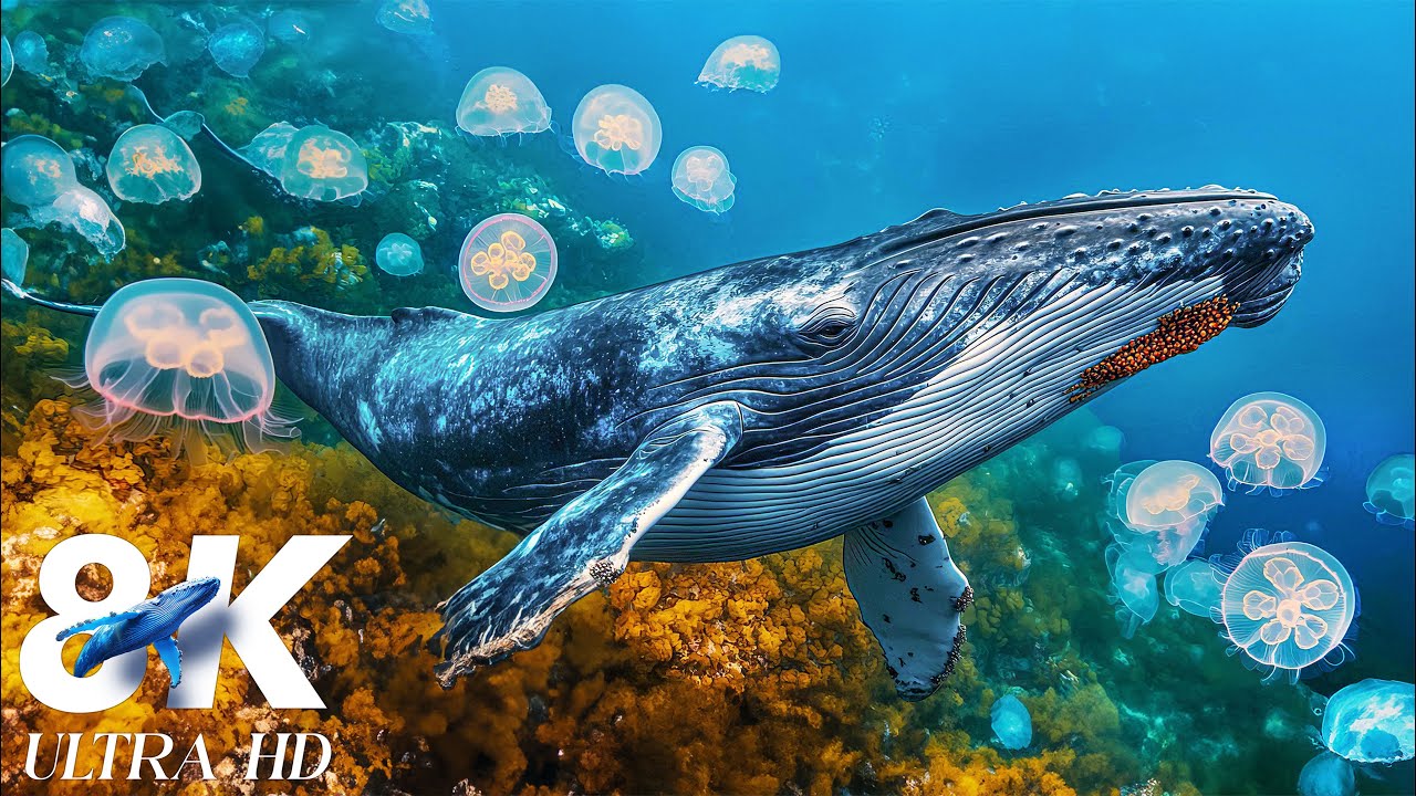 Sea Dreams 8K 🐬 Explore Magical Marine World – Ocean Sounds