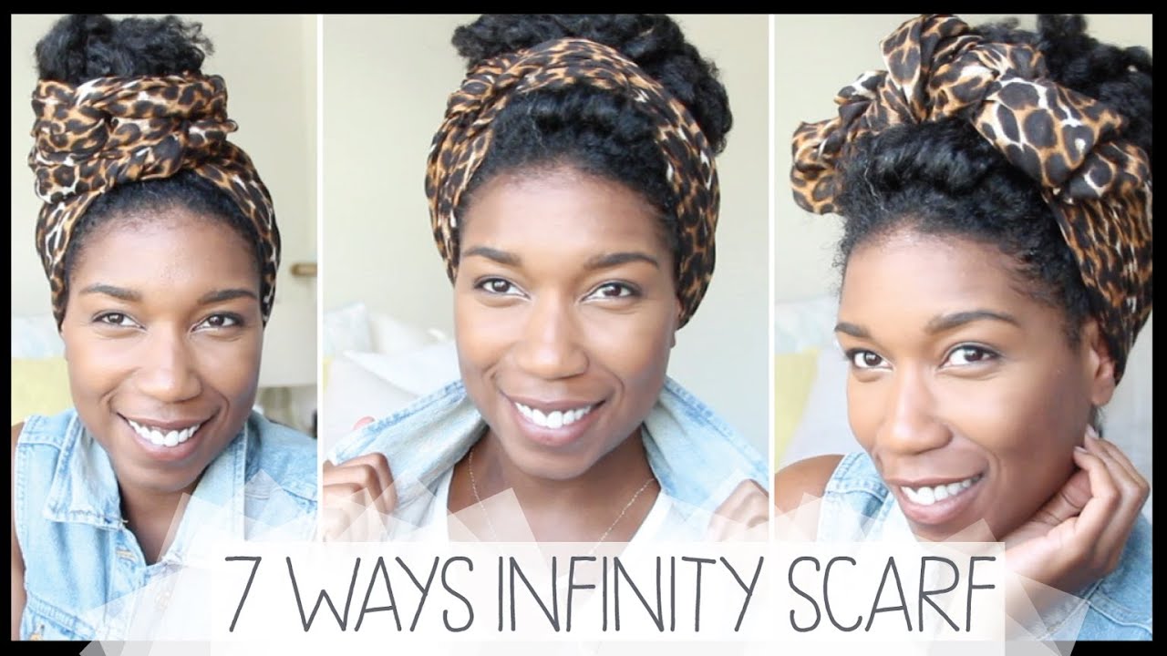  7 Ways To Tie An Infinity Headscarf - Naptural85