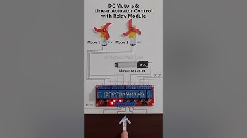 DC Motors & Actuator Control with Relay Module