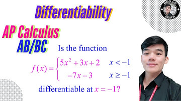 Differentieerbaarheid van stukgewijze functies | AP Calculus AB & BC