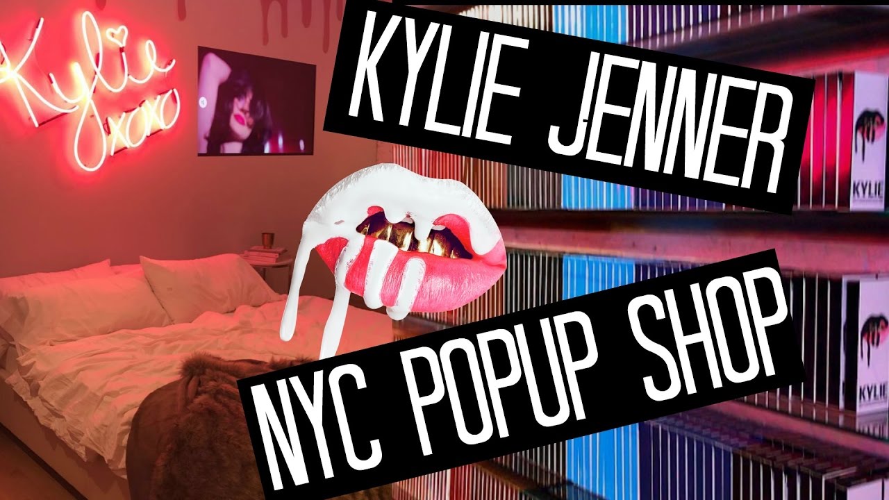 First Ever Kylie Jenner Nyc Popup Shop Vlog Kylie Cosmetics Youtube