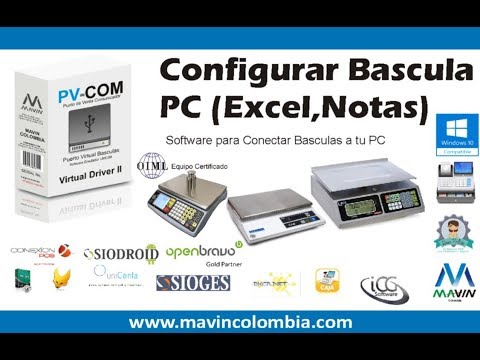 Como Conectar mi Bascula al PC por RS232 USB (Prueba con Excel y Driver Windows)