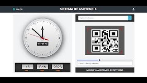 SISTEMA DE ASISTENCIA POR CODIGO QR O BARRAS  ULTIMA VERSION