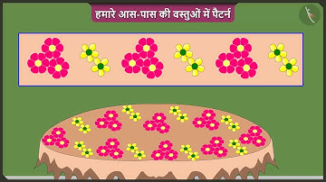 हमारे आस पास के पैटर्न्स | Part 1/2 | Patterns in our surroundings | Hindi | Class 2