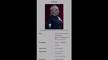Lady Gaga. Personality Type