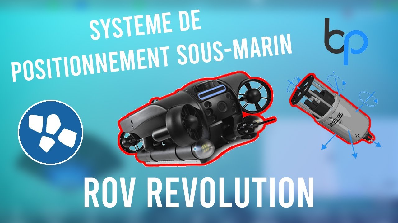 Positionnement USBL sous-marin et sonar sur ROV DEEP TREKKER REVOLUTION (SEATRAC)