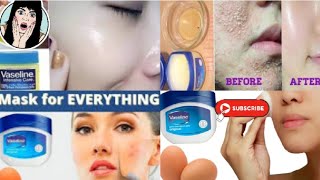 Vaseline And Egg Transforms Your Face In One Night Korean Anti Aging Skin Secrets Best Home Remedy