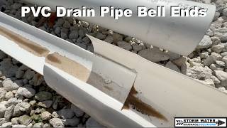 PVC Drainage Pipe Bell End Placement - Testing Improper Bell End Direction