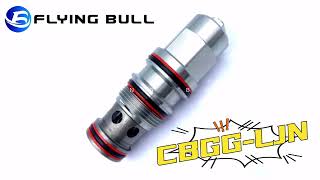 Hydraulic cartridge balance valve CBGG-LJN oil cylinder counterbalance valve