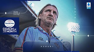 Geriausias Cremonese: Davide Nicola | Filadelfijos Mėnesio Treneris: 2025 m. Rugpjūtis | Serie A 2025/26