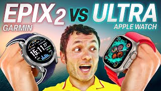 Apple Watch Ultra и Garmin Epix 2 - лучшие смарт-часы для спорта, обзор и полное сравнение.