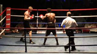 Damo Jones v Simone Lucas - fight abandoned due to crowd trouble