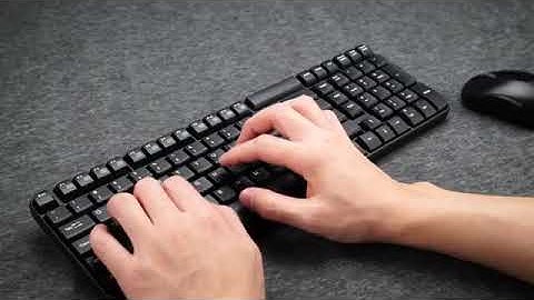 Rapoo X1800S Wireless Desktop Keyboard and Mouse Combo