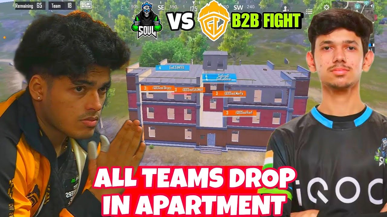 SouL Vs GodLike B2B Triple Fight In Scrims 🔥 All Teams Drop In ...